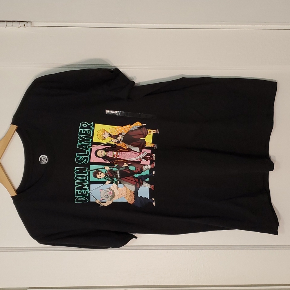 NWT DEMON SLAYER Anime Graphic Short Sleeve Unisex T-Shirt Size XXL